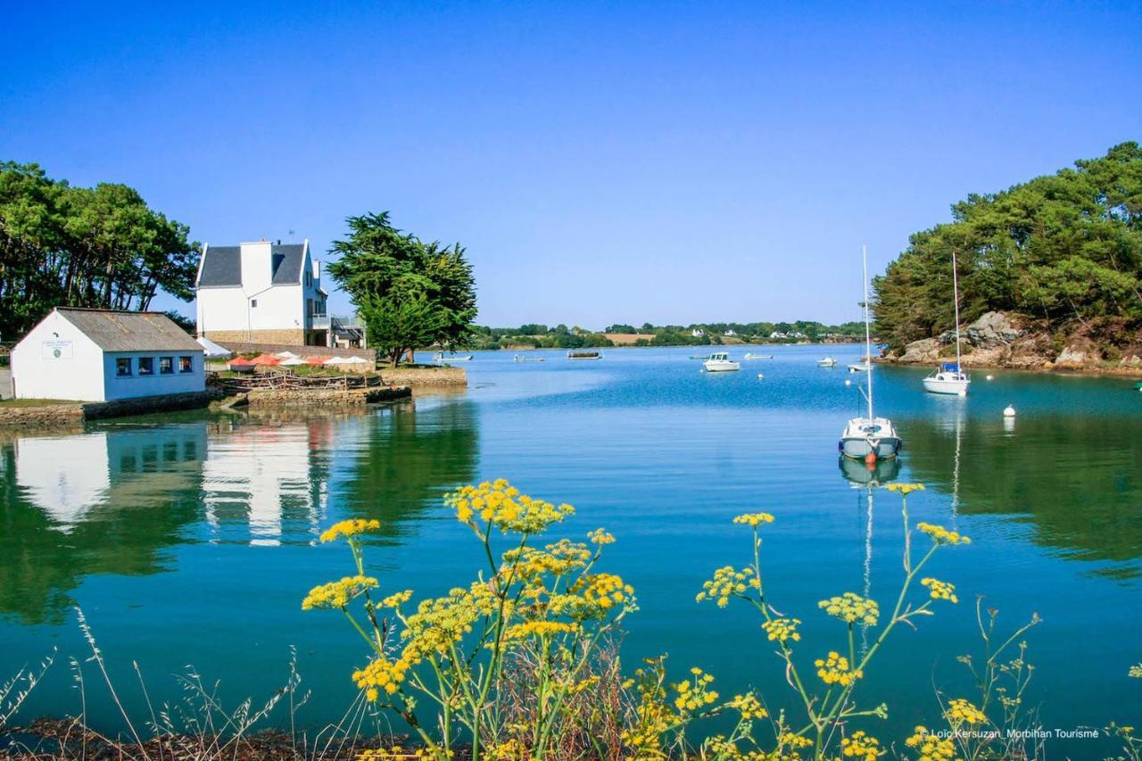 Villa Belle Longere En Campagne A Larmor Baden Exterior foto