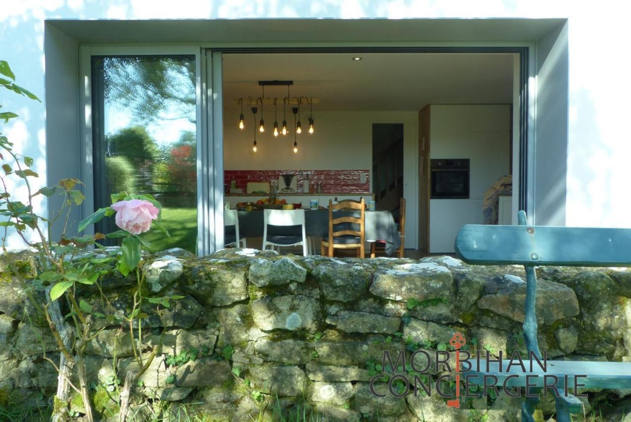 Villa Belle Longere En Campagne A Larmor Baden Exterior foto